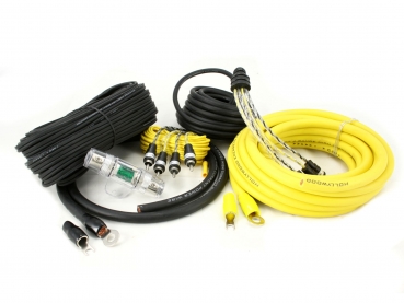 PRO 44 - 4 Kanal 21,4mm² Einbau Kabel KIT - 1200 Watt