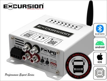 Preview: PX AP8 UHLC 24V - LKW 8 Kanal ULTRA HIGH/LOW AIR PLUS Car DSP SIGNAL KONVERTER - IOS/ANDROID BT APP Steuerung