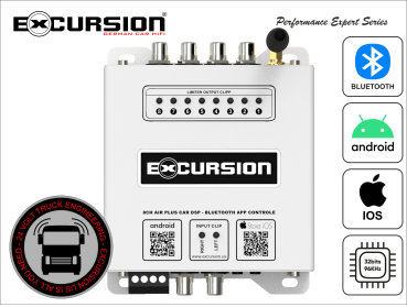 PX AP8 UHLC 24V - LKW 8 Kanal ULTRA HIGH/LOW AIR PLUS Car DSP SIGNAL KONVERTER - IOS/ANDROID BT APP Steuerung