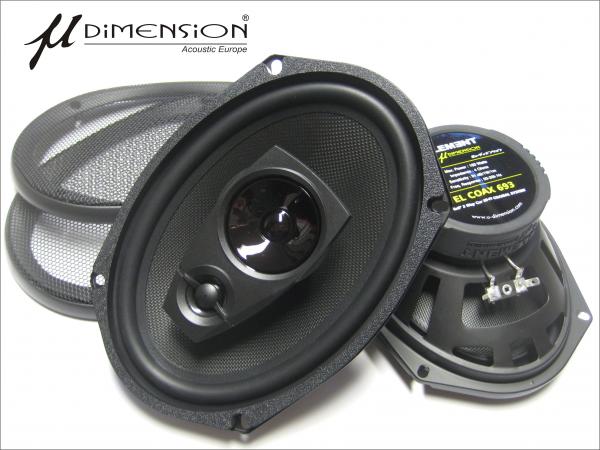 EL COAX 693  - 6x9" DIN 3Way Coaxial