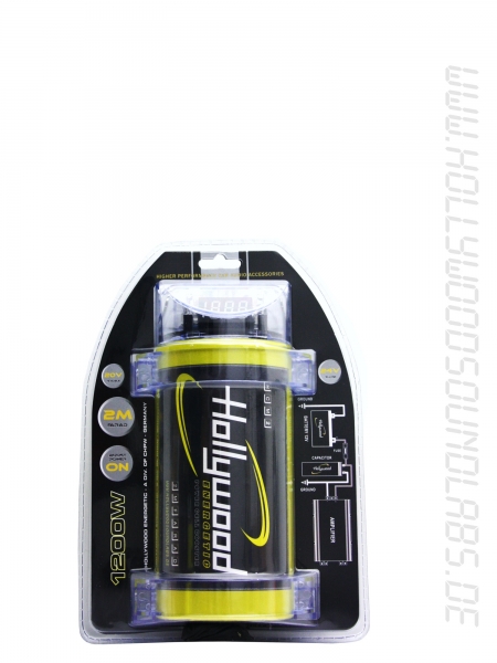 HCM 2 - 2F HDFT Auto HiFi Kondensator - 1200 Watt