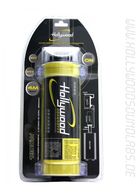 HCM 4 - 4F HDFT Auto HiFi Kondensator - 1800 Watt