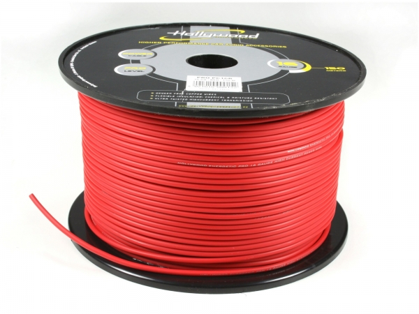 CHPW24 - HIC RD - 1m PRO Strom Kabel - 1,5mm² Rot