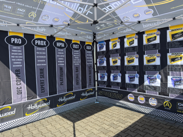 HMT - HOLLYWOOD MARKETING TENT - 3x3m