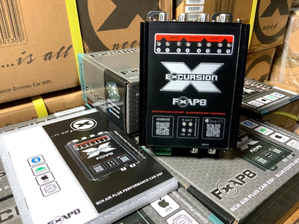 PX AP8 - 8 Kanal AIR PLUS Car DSP - IOS/ANDROID BT APP Steuerung