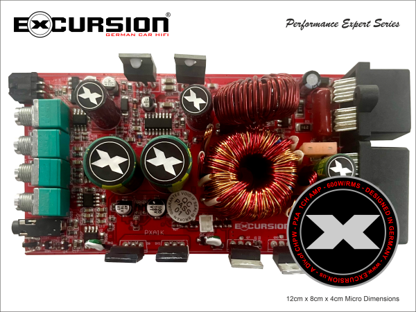 PXA 1K - Mono Digital Mini Verstärker - 600 Watt