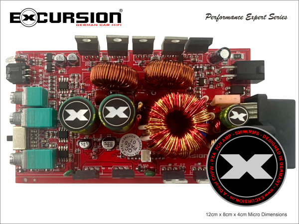 PXA 30 - 2 Kanal Mini Verstärker - 500 Watt