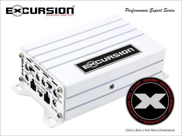 PXA 45 - 4 Kanal Mini Verstärker - 400 Watt