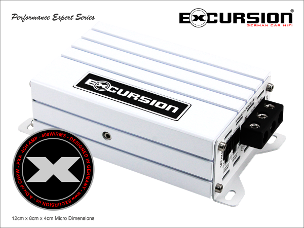 PXA 45 - 4 Kanal Mini Verstärker - 400 Watt