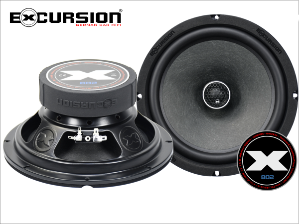 RX 802 - 20cm DIN 2Way Coaxial with Silkdome Tweeter